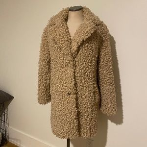 Zara faux Shearling Teddy Coat